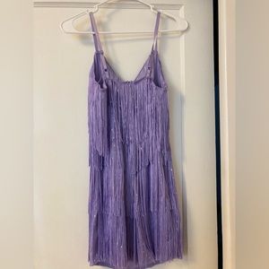 Lavender Haze! Purple sparkly fringe dress perfect for Taylor Swift!